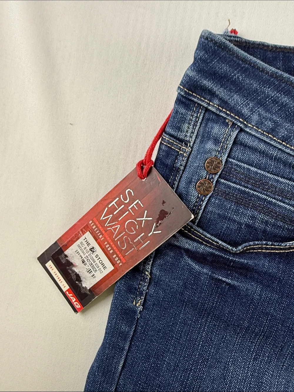 JAG Sexy High Waist Skinny Jeans Women's Size 26 NWT